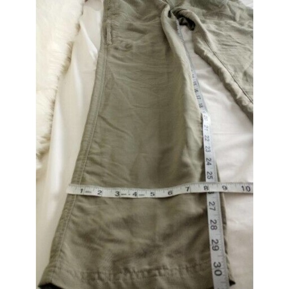 REI Pants Mens 34x32 Green Chino Khakis UPF 50+ Outdoor Hiking Nylon Fishing - Picture 6 of 6